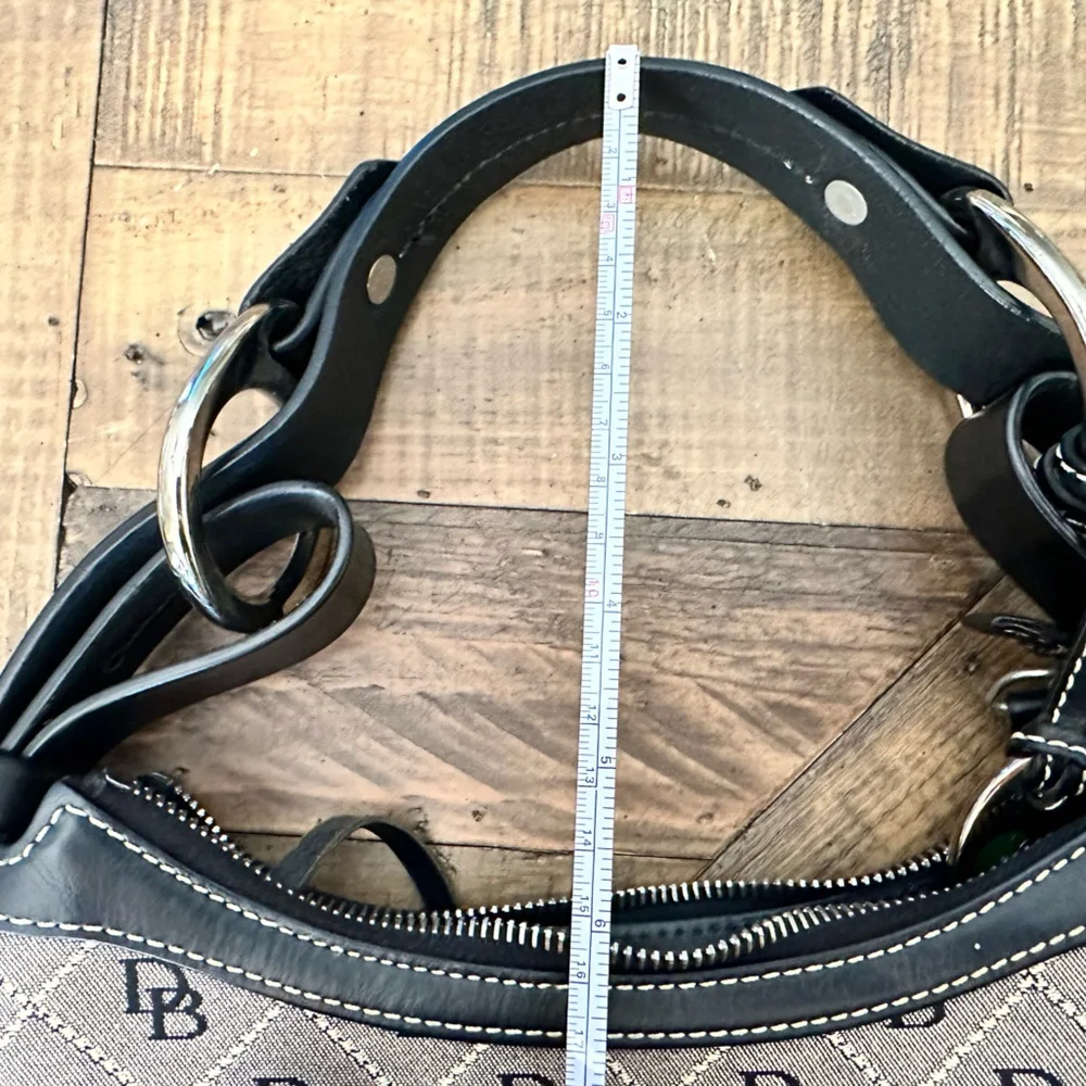 Dooney & Bourke Signature Hobo 10”x5”x3” - Picture 12 of 17